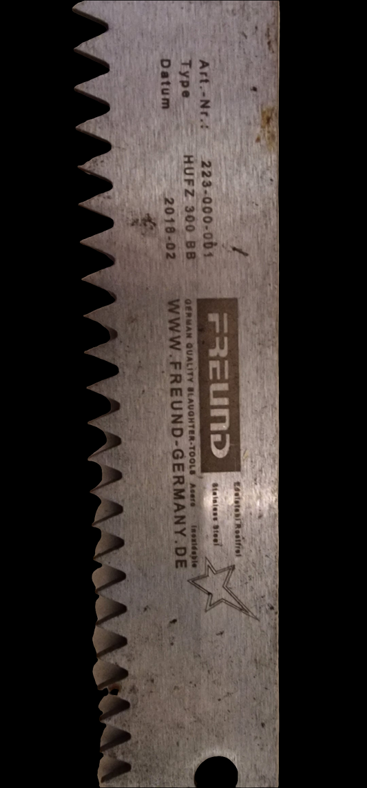 Freund brisket saw blade