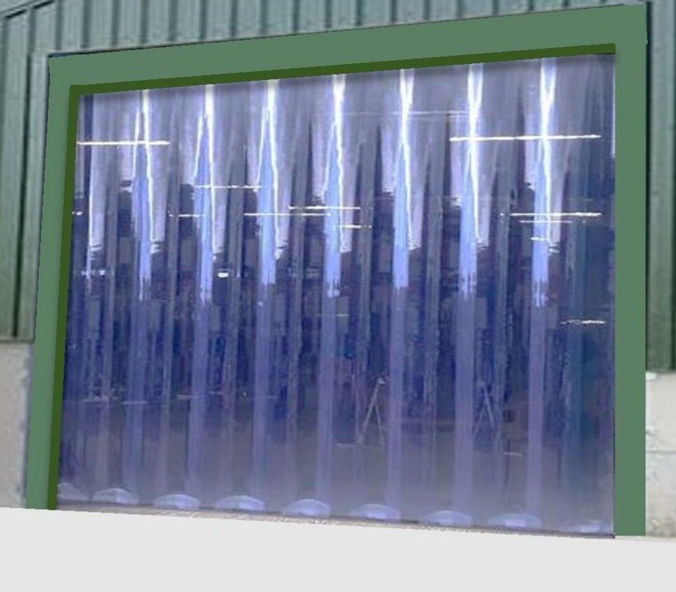 200mm clear pvc curtain roll